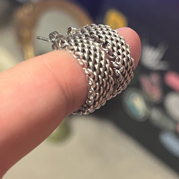 Tiffany & Co. Silver Earrings - Picture 4 of 8